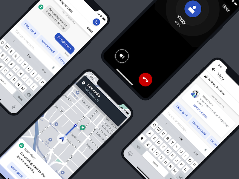 Uber in-app calling VOIP